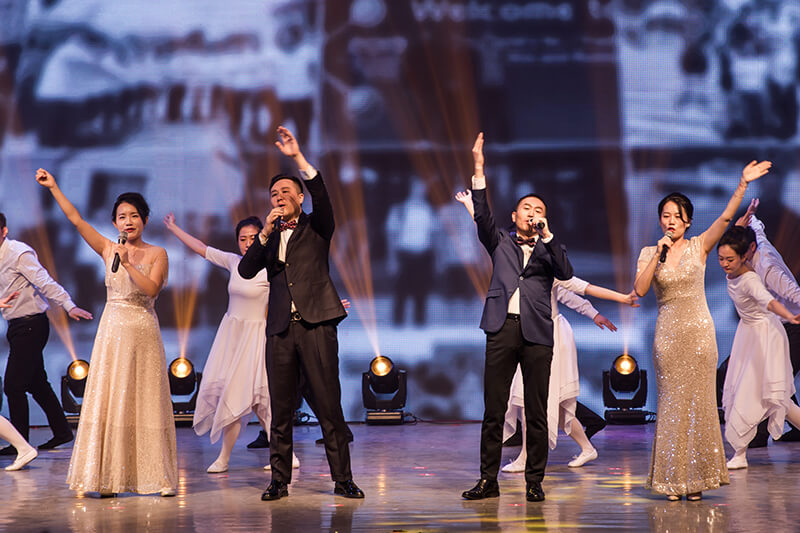 歡欣鼓舞迎新春,滿懷豪情攀高峰 | 聯橋集團2020迎新春聯歡晚會激情開演(圖25)